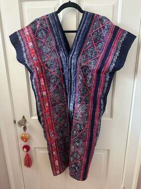 Thai Kaftan Swim Cover Up - traditional and handmade